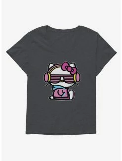 Outlet 👏 Hello Kitty Shutter Sunnies 👧 Girls T-Shirt Plus Size 🥰 -Cheap Sanrio Store 17259364 hi 1
