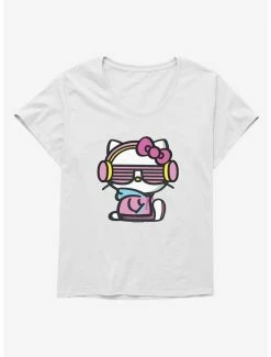 Outlet 👏 Hello Kitty Shutter Sunnies 👧 Girls T-Shirt Plus Size 🥰 -Cheap Sanrio Store 17259373 hi