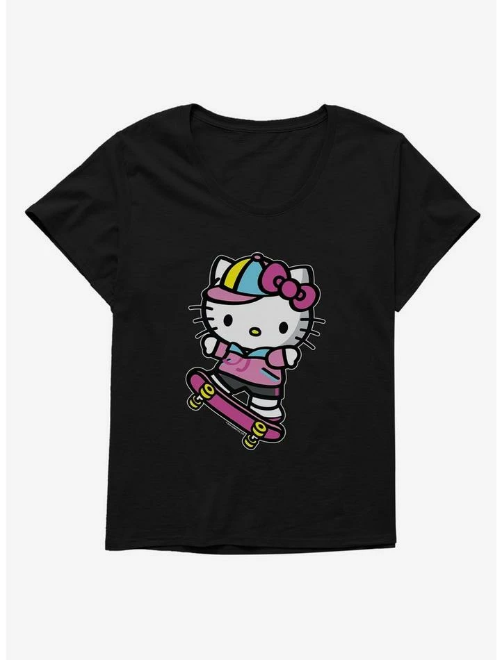 Hot Sale โจ Hello Kitty Skateboard ๐ง Girls T-Shirt Plus Size ๐คฉ 4 Hot Sale โจ Hello Kitty Skateboard ๐ง Girls T-Shirt Plus Size ๐คฉ - Image 2