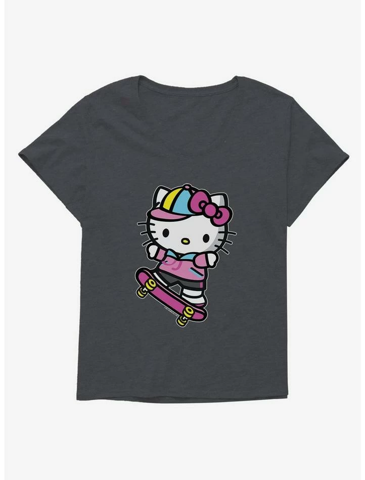Hot Sale โจ Hello Kitty Skateboard ๐ง Girls T-Shirt Plus Size ๐คฉ 7 Hot Sale โจ Hello Kitty Skateboard ๐ง Girls T-Shirt Plus Size ๐คฉ - Image 5
