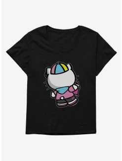 Budget 💯 Hello Kitty Spray Can Back 👧 Girls T-Shirt Plus Size 💯 -Cheap Sanrio Store 17259427 hi