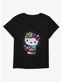 Brand new ❤️ Hello Kitty Spray Can Side 👧 Girls T-Shirt Plus Size ✔️ -Cheap Sanrio Store 17259499 hi