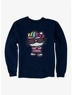 Budget ✨ Hello Kitty Cool Kitty Sweatshirt 😀 -Cheap Sanrio Store 17260878 hi