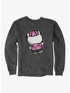 Promo ⌛ Hello Kitty Pink Back Sweatshirt 🥰 -Cheap Sanrio Store 17260931 hi
