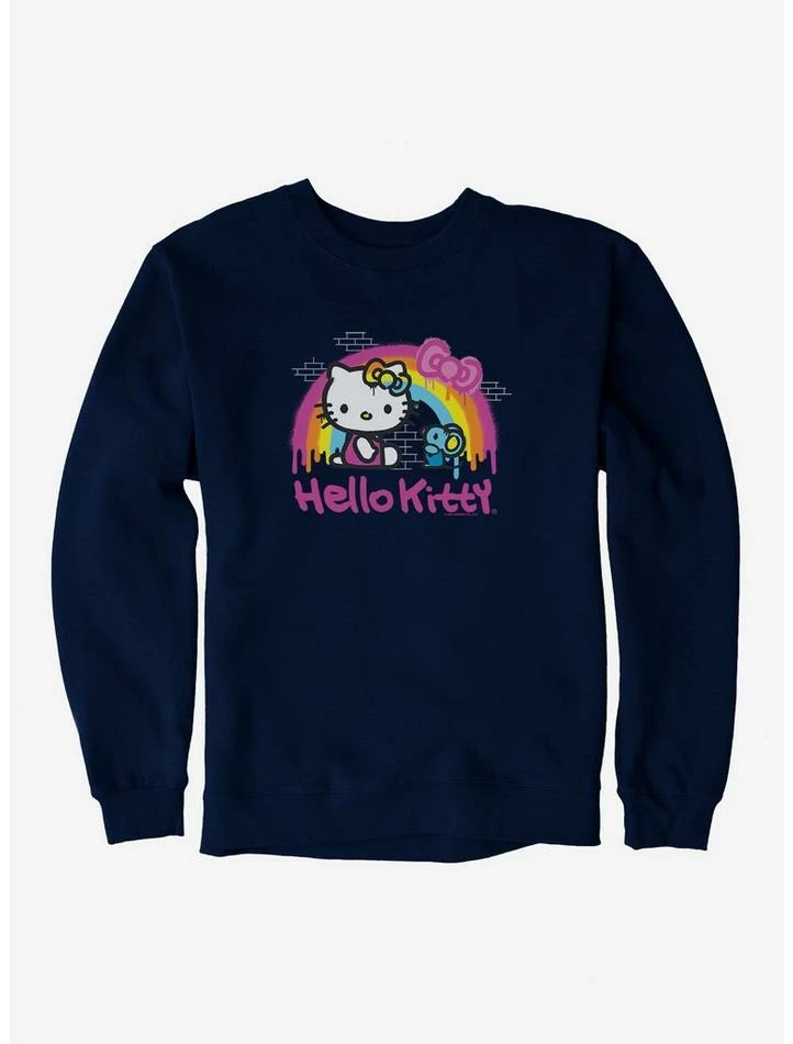 Best Sale 🌟 Hello Kitty Rainbow Graffiti Sweatshirt 🥰 6 Best Sale 🌟 Hello Kitty Rainbow Graffiti Sweatshirt 🥰 - Image 4