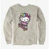 Best Sale 🛒 Hello Kitty Skateboard Sweatshirt 🎁