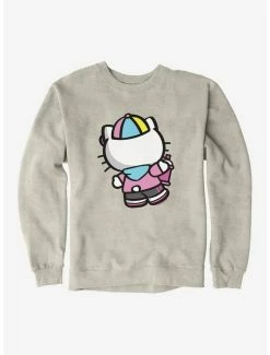Best Sale 😀 Hello Kitty Spray Can Back Sweatshirt 🌟