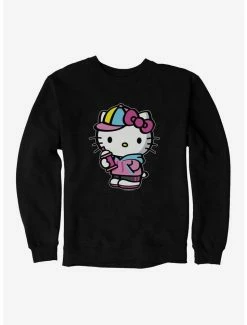 Promo 🤩 Hello Kitty Spray Can Front Sweatshirt 🎁
