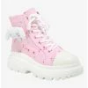 Budget 🎉 Cinnamoroll Cherry Plush Hi-Top Platform 👟 Sneakers 🥰 -Cheap Sanrio Store 17286928 hi