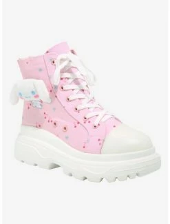 Budget 🎉 Cinnamoroll Cherry Plush Hi-Top Platform 👟 Sneakers 🥰