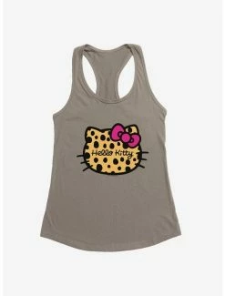 Hot Sale ๐ Hello Kitty Jungle Paradise Animal Logo ๐ง Girls Tank ๐คฉ
