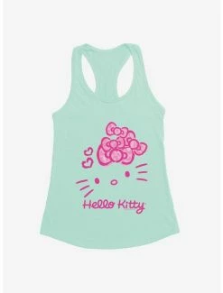 Discount 😀 Hello Kitty Jungle Paradise Pink Logo 👧 Girls Tank 🔔 -Cheap Sanrio Store 17386203 hi