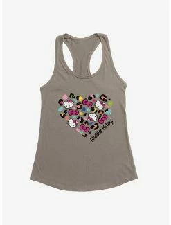 Buy 🛒 Hello Kitty Jungle Paradise Spotted Heart 👧 Girls Tank ✔️ -Cheap Sanrio Store 17386294 hi