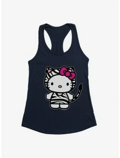 Outlet 🔥 Hello Kitty Jungle Paradise Zebra Print 👧 Girls Tank 🥰 -Cheap Sanrio Store 17386406 hi