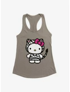 Outlet 🔥 Hello Kitty Jungle Paradise Zebra Print 👧 Girls Tank 🥰 -Cheap Sanrio Store 17386427 hi
