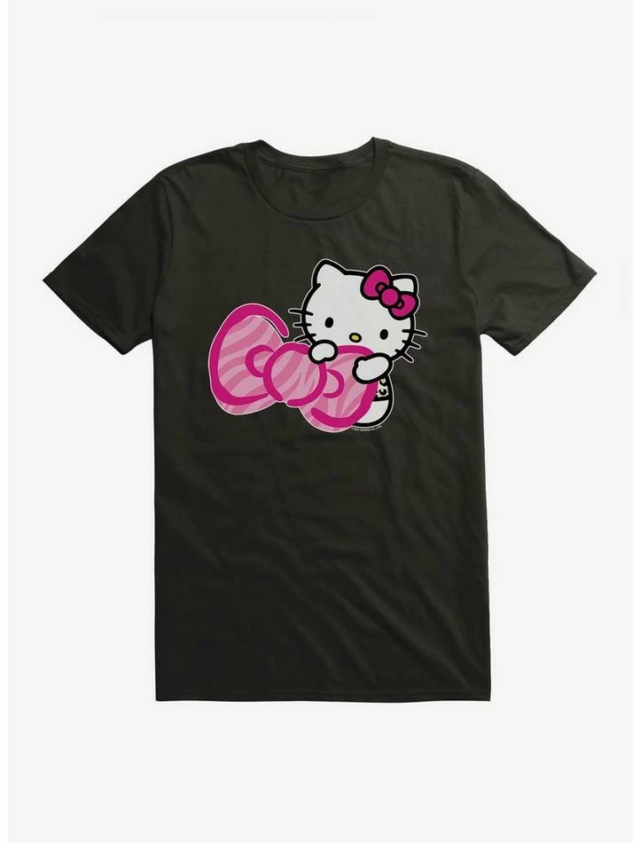 Hot Sale 💯 Hello Kitty Jungle Paradise Bow T-Shirt 🔥 3 Hot Sale 💯 Hello Kitty Jungle Paradise Bow T-Shirt 🔥