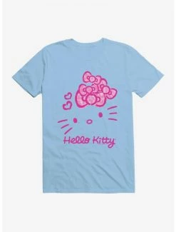 New ๐งจ Hello Kitty Jungle Paradise Pink Logo T-Shirt โค๏ธ