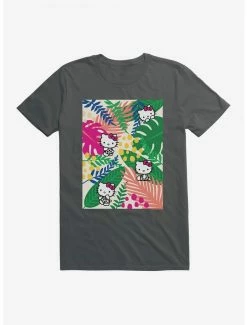 Cheap 😀 Hello Kitty Jungle Paradise Poster T-Shirt 💯 -Cheap Sanrio Store 17389700 hi