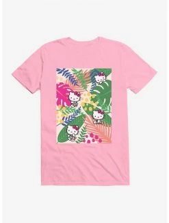 Cheap 😀 Hello Kitty Jungle Paradise Poster T-Shirt 💯 -Cheap Sanrio Store 17389709 hi