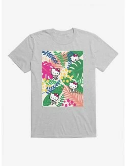 Cheap 😀 Hello Kitty Jungle Paradise Poster T-Shirt 💯 -Cheap Sanrio Store 17389718 hi
