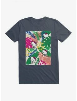 Cheap 😀 Hello Kitty Jungle Paradise Poster T-Shirt 💯 -Cheap Sanrio Store 17389727 hi