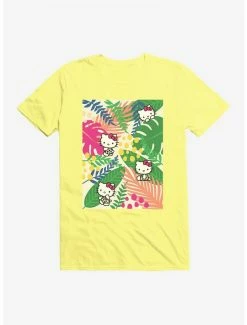 Cheap 😀 Hello Kitty Jungle Paradise Poster T-Shirt 💯 -Cheap Sanrio Store 17389781 hi
