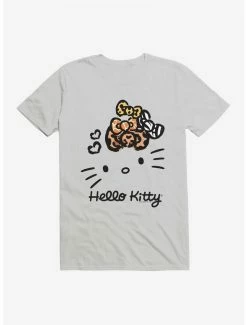 Best reviews of ✔️ Hello Kitty Jungle Paradise Stencil Outline T-Shirt 🔥
