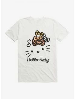 Best reviews of ✔️ Hello Kitty Jungle Paradise Stencil Outline T-Shirt 🔥 -Cheap Sanrio Store 17389952 hi