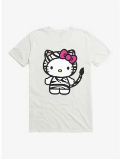 Best Sale ✔️ Hello Kitty Jungle Paradise Zebra Print T-Shirt ⌛ -Cheap Sanrio Store 17390168 hi