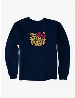 Promo 🔥 Hello Kitty Jungle Paradise Animal Logo Bow Sweatshirt ✔️ -Cheap Sanrio Store 17390217 hi