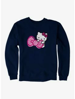 Cheapest 🤩 Hello Kitty Jungle Paradise Hiding Bow Sweatshirt 👍
