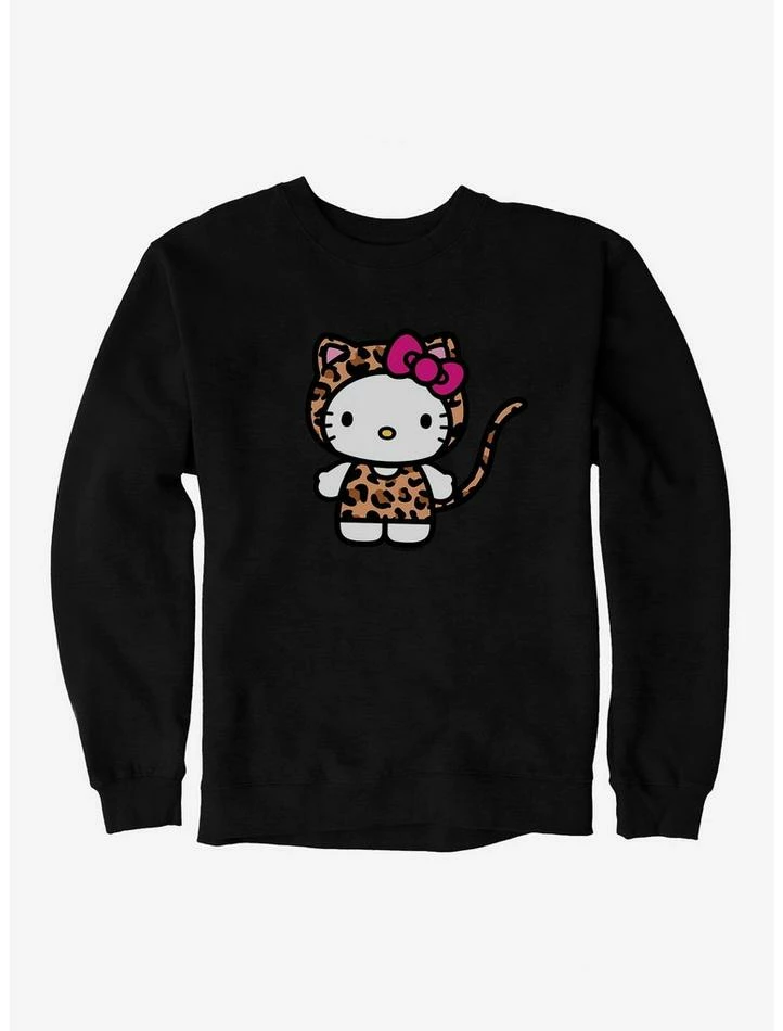 Discount ๐ Hello Kitty Jungle Paradise Leopard Print Sweatshirt ๐งจ 4 Discount ๐ Hello Kitty Jungle Paradise Leopard Print Sweatshirt ๐งจ - Image 2