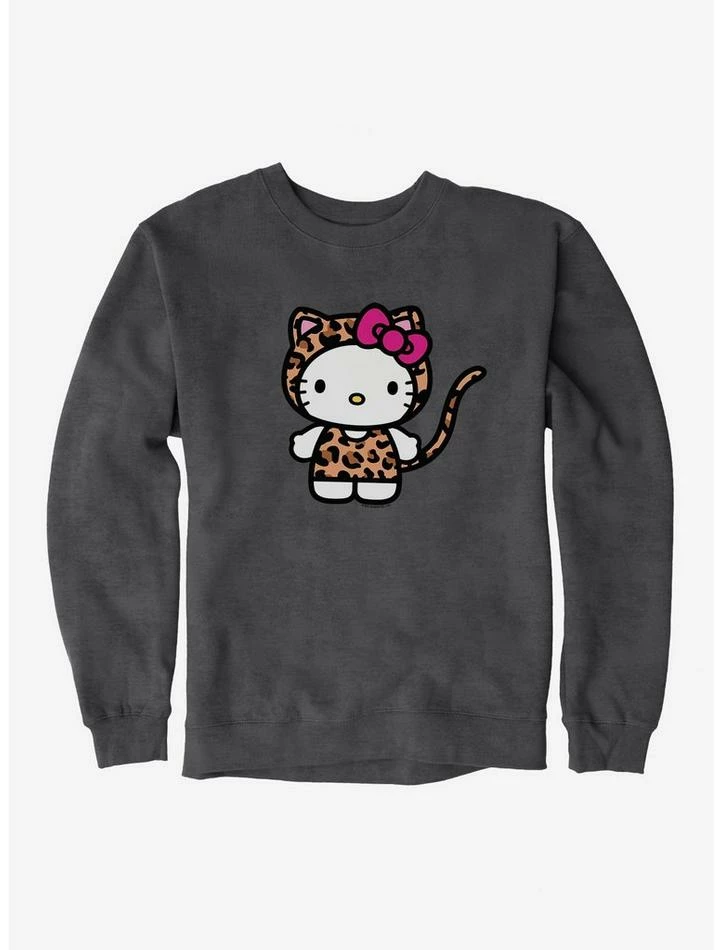 Discount ๐ Hello Kitty Jungle Paradise Leopard Print Sweatshirt ๐งจ 5 Discount ๐ Hello Kitty Jungle Paradise Leopard Print Sweatshirt ๐งจ - Image 3