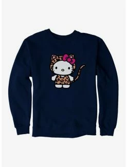 Discount 😀 Hello Kitty Jungle Paradise Leopard Print Sweatshirt 🧨
