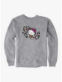 Promo 😉 Hello Kitty Jungle Paradise Pink Bow Sweatshirt ❤️ -Cheap Sanrio Store 17390366 hi