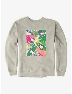 Budget 😀 Hello Kitty Jungle Paradise Poster Sweatshirt 😍 13 Budget 😀 Hello Kitty Jungle Paradise Poster Sweatshirt 😍 -Cheap Sanrio Store 17390438 hi