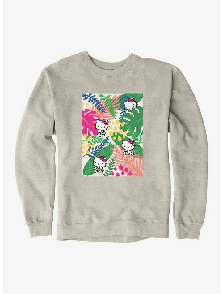 Budget 😀 Hello Kitty Jungle Paradise Poster Sweatshirt 😍 8 Budget 😀 Hello Kitty Jungle Paradise Poster Sweatshirt 😍 - Image 6