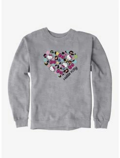 Buy ⭐ Hello Kitty Jungle Paradise Spotted Heart Logo Sweatshirt ✔️ -Cheap Sanrio Store 17390456 hi