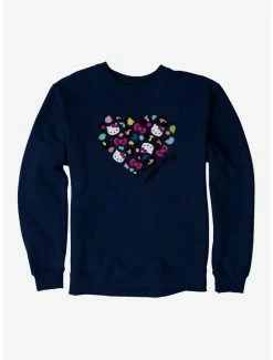 Buy ⭐ Hello Kitty Jungle Paradise Spotted Heart Logo Sweatshirt ✔️ -Cheap Sanrio Store 17390462 hi