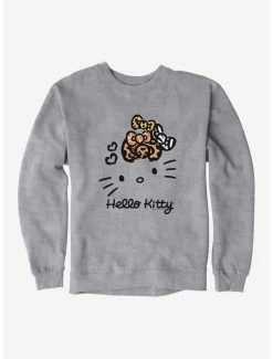 Buy ⭐ Hello Kitty Jungle Paradise Stencil Logo Sweatshirt 😍 -Cheap Sanrio Store 17390486 hi