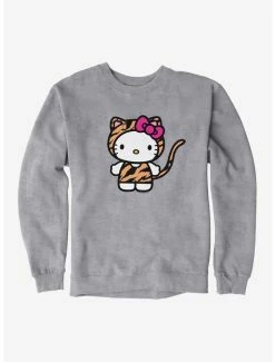 Best Pirce 🤩 Hello Kitty Jungle Paradise Tiger Stripes Sweatshirt ✔️ -Cheap Sanrio Store 17390518 hi