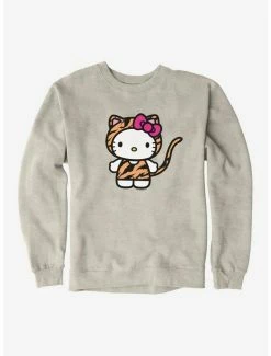 Best Pirce 🤩 Hello Kitty Jungle Paradise Tiger Stripes Sweatshirt ✔️ -Cheap Sanrio Store 17390532 hi