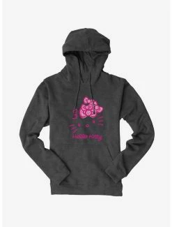 Budget 🔔 Hello Kitty Jungle Paradise Pink Logo Hoodie 🌟 -Cheap Sanrio Store 17390786 hi