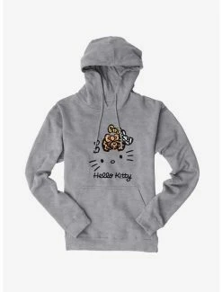 Deals 🔥 Hello Kitty Jungle Paradise Stencil Outline Hoodie 😍 -Cheap Sanrio Store 17390884 hi