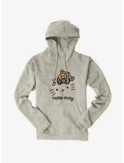 Deals 🔥 Hello Kitty Jungle Paradise Stencil Outline Hoodie 😍 -Cheap Sanrio Store 17390891 hi
