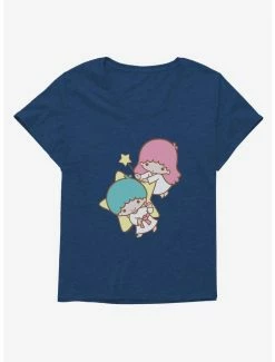 Cheap 🔥 Little Twin Stars Waving 👧 Girls T-Shirt Plus Size 🎁