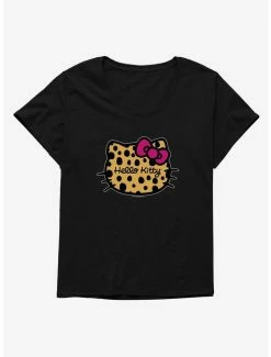 Wholesale 🤩 Hello Kitty Jungle Paradise Animal Logo 👧 Girls T-Shirt Plus Size 🎁