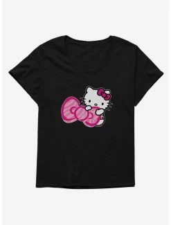Flash Sale 💯 Hello Kitty Jungle Paradise Bow 👧 Girls T-Shirt Plus Size 👍 -Cheap Sanrio Store 17392276 hi