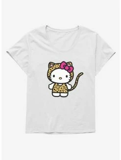 Discount 👍 Hello Kitty Jungle Paradise Cheetah Kitty 👧 Girls T-Shirt Plus Size 🔥 -Cheap Sanrio Store 17392321 hi