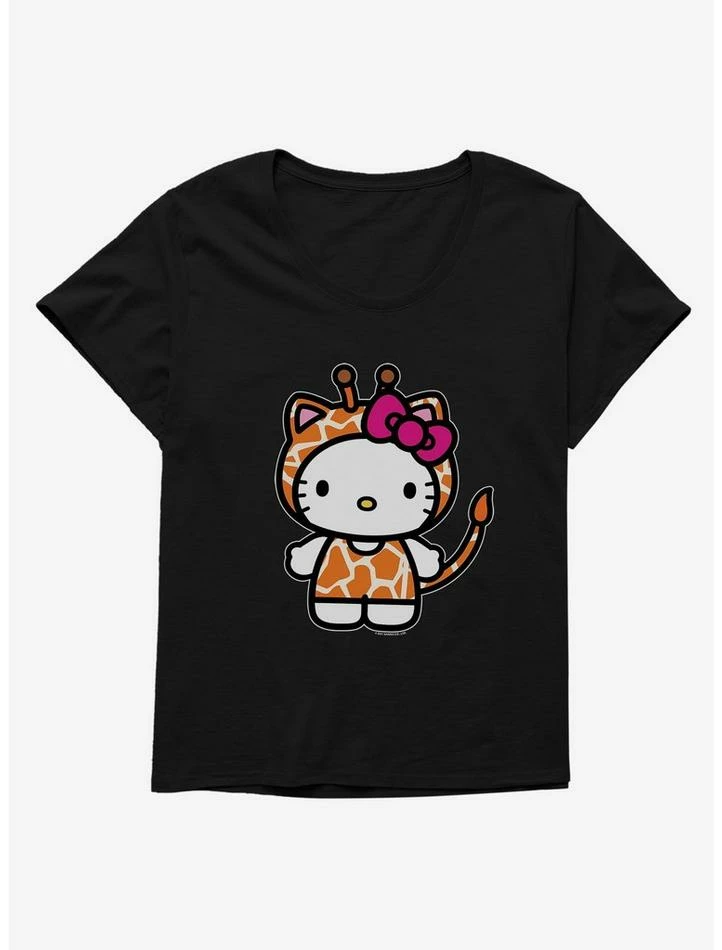 Budget ๐ฅ Hello Kitty Jungle Paradise Giaraffe ๐ง Girls T-Shirt Plus Size ๐ 5 Budget ๐ฅ Hello Kitty Jungle Paradise Giaraffe ๐ง Girls T-Shirt Plus Size ๐ - Image 3